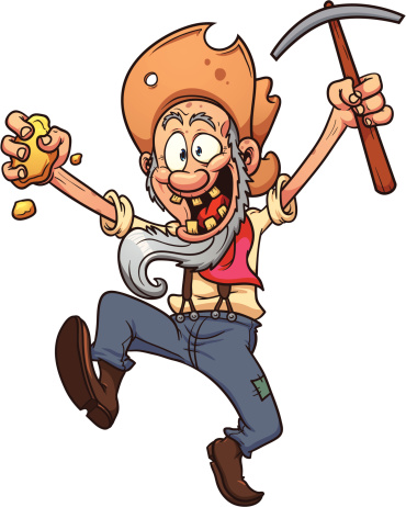 Gold Rush Clip Art, Vector Images & Illustrations