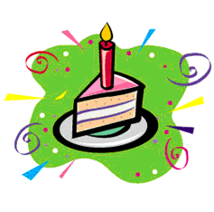 Birthday cake animations with candles burning to make a birthday wish