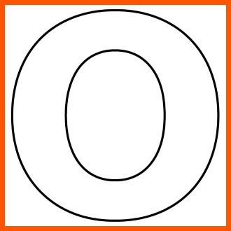 Lower Case Alphabet Letter O Template and O Song | Kiboomu Kids Songs