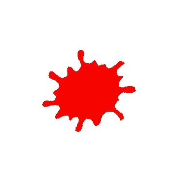 Red Paint Splatter Clipart