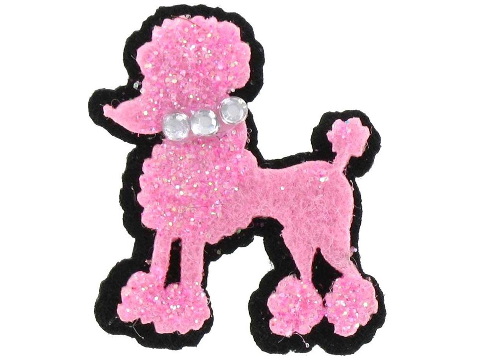 Pink poodle clipart