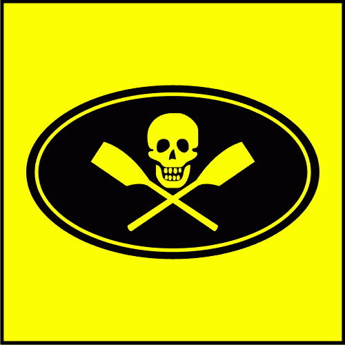 Oval Skull and Crossed Oars Sticker [ST100291] - $2.00 : Crew ...