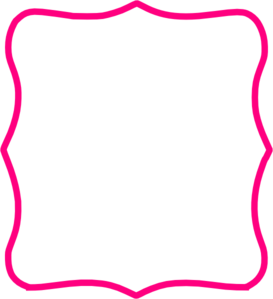 Pink frame clipart