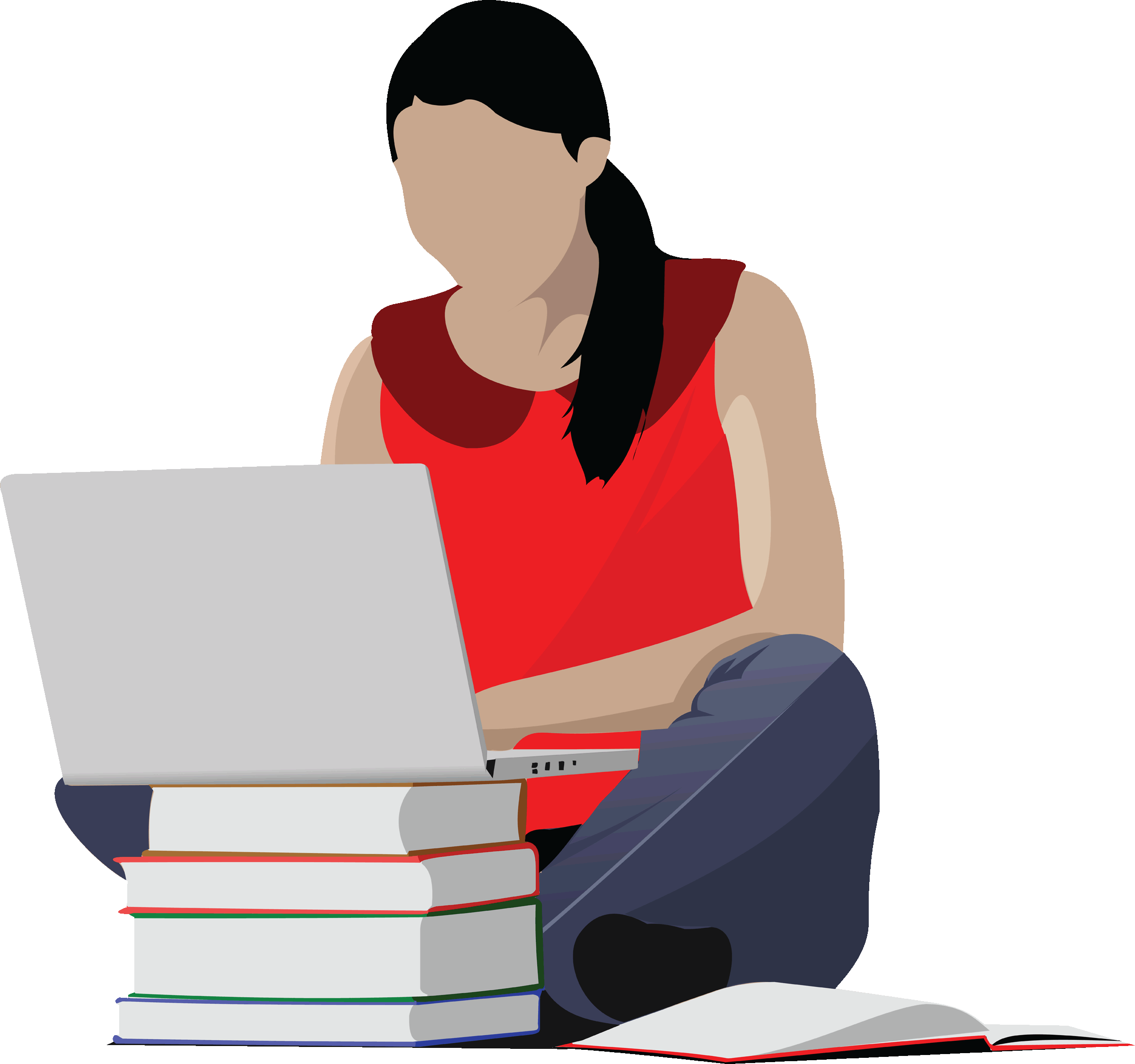 Clip art university students
