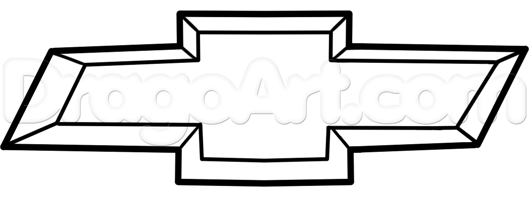 How to Draw the Chevy Logo, Step by Step, Symbols, Pop Culture ...