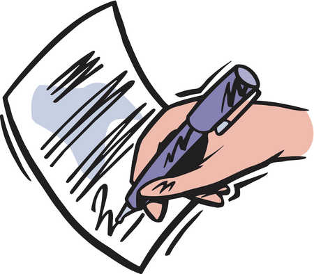 Pen And Paper Clip Art - Tumundografico