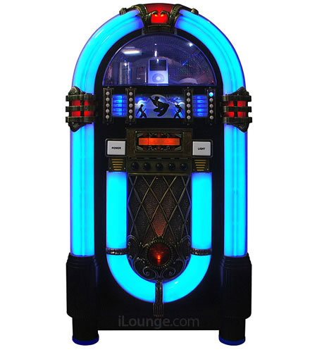 iPod ready vintage-style jukebox