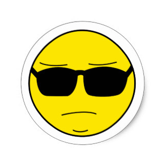 Smiley Face With Glasses Stickers | Zazzle