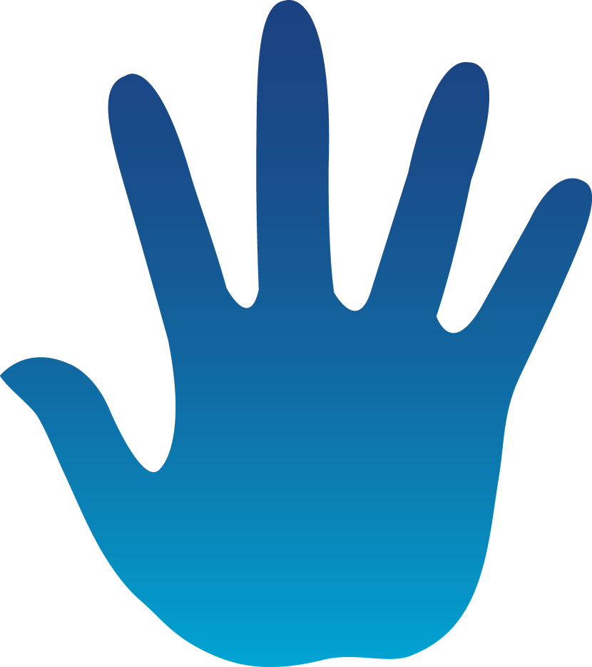 High five hand clipart