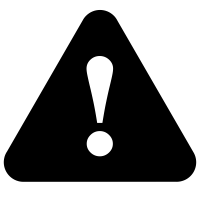 Caution icons