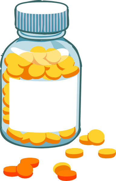 Medication Bottle Clipart