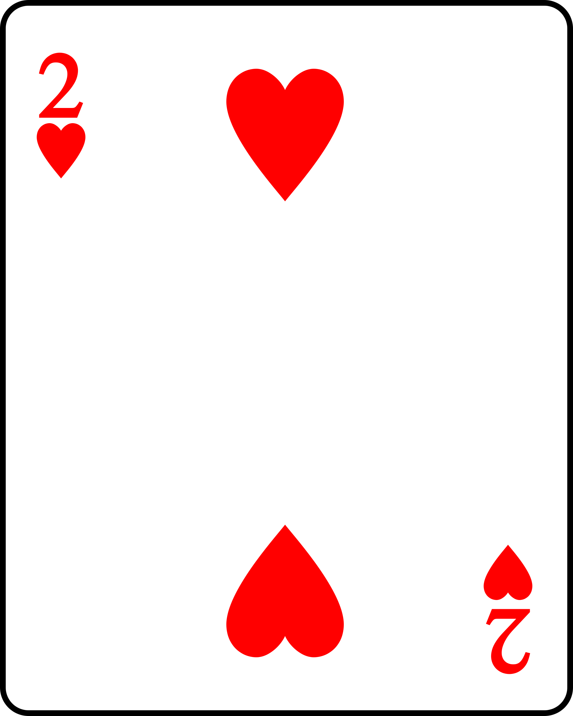 Individual Playing Card Clipart