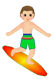 summer clip art of girls and boys in the garden and fishing and ...