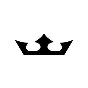 Princess Crown Stencil - 18 inch (at longest point) - 7.5 mil ...
