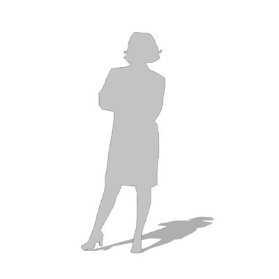 2d woman 03 3D Model - FormFonts 3D Models & Textures
