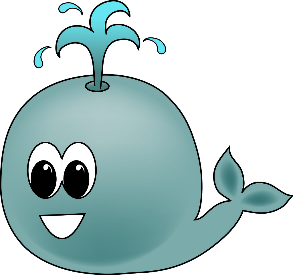 Cartoon Whale Clip Art Vector Free For Download
