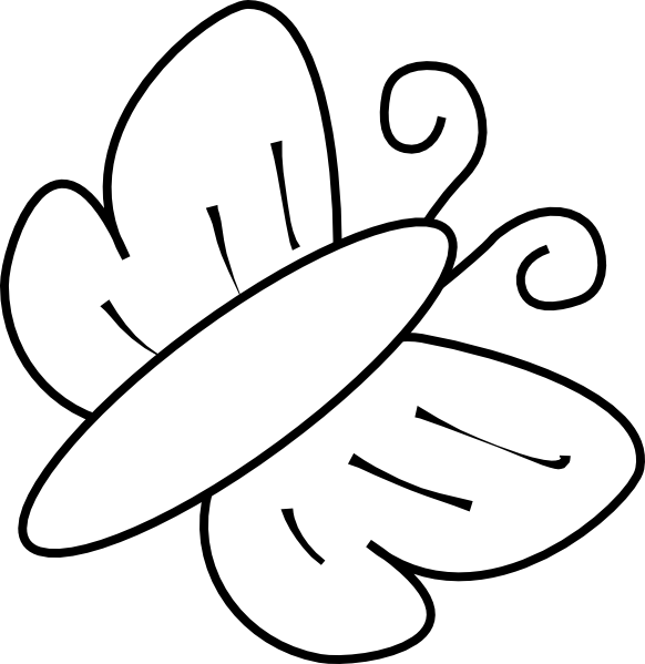 White Butterfly clip art - vector clip art online, royalty free ...