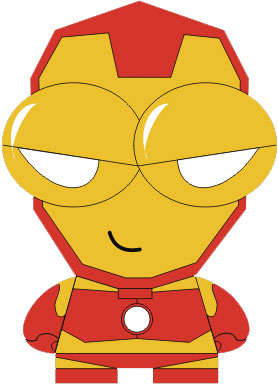SD Iron Man Paper Craft (CeBe Papertoy)
