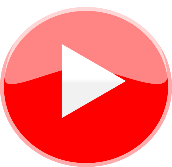 Red Play Icon Clip Art - vector clip art online ...