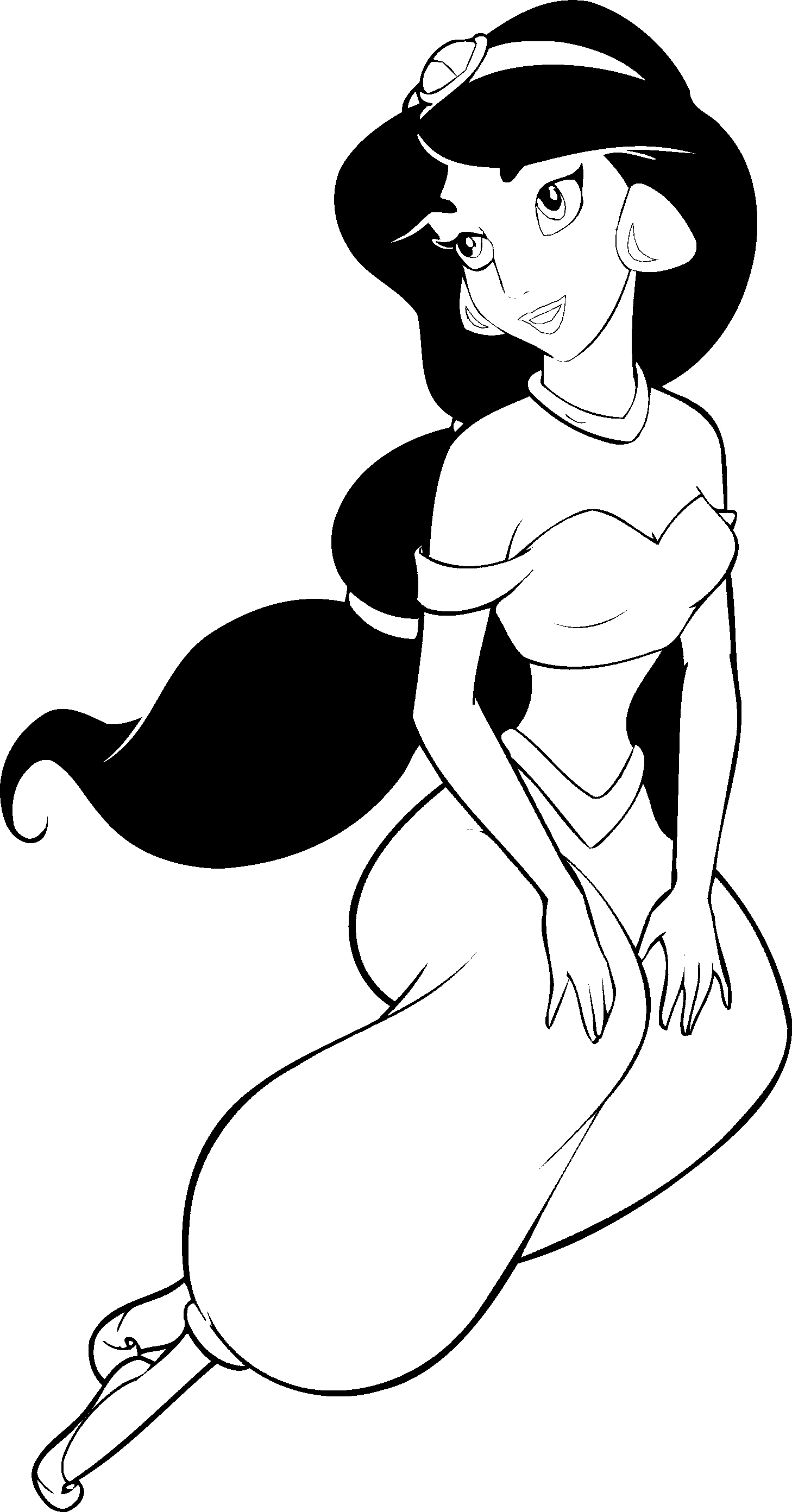 Disney Pictures Of Princess Jasmine To Color | Free Download Kids ...