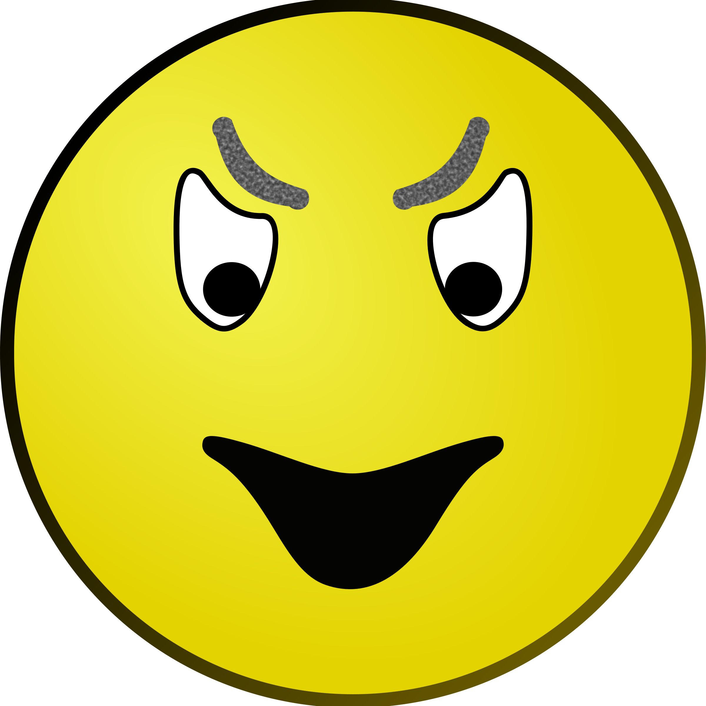Clipart - Evil Smiley