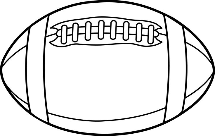 football outline template printable football pictures - Asthenic.net