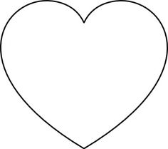 Heart border clip art black and white