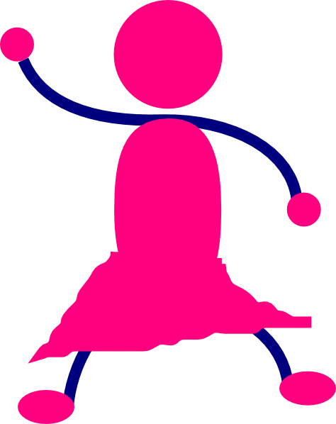 Girl stick figure clip art free download