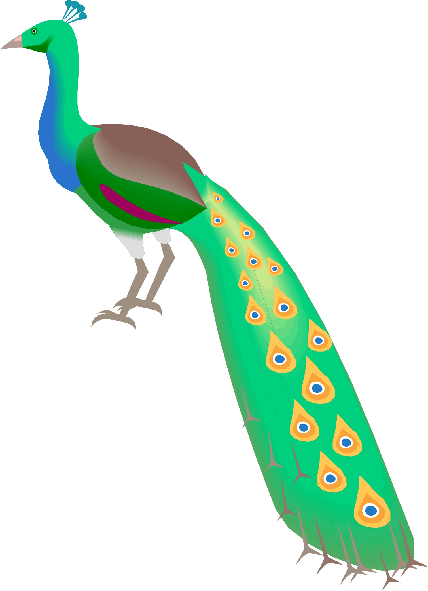 Cartoon Peacock | Free Download Clip Art | Free Clip Art | on ...