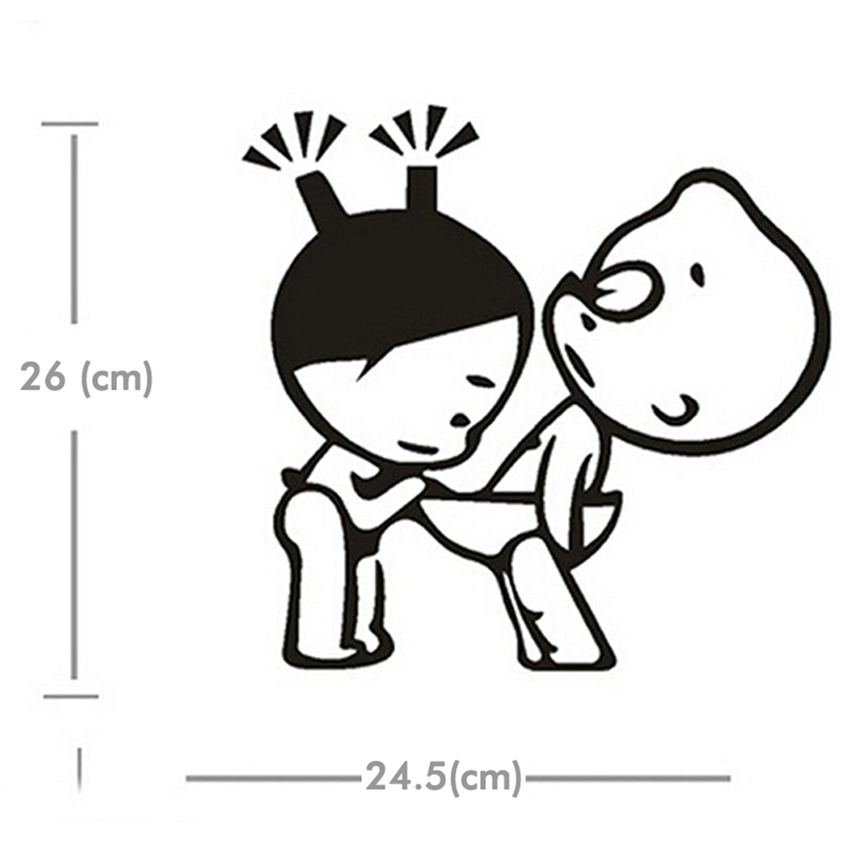 Aliexpress.com : Buy Funny Boy and Girl Toilet Stickers Creative ...