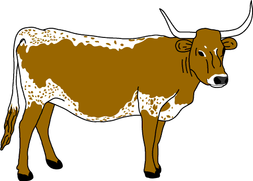 Longhorn Clip Art - Tumundografico