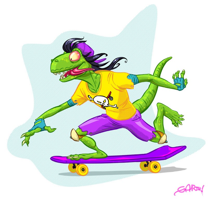 Mondo Gecko Picture (big) by Garth Cochrane monkey