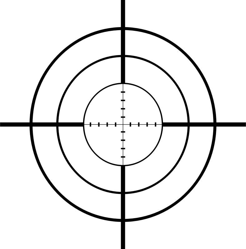 Fadenkreuz, Kreuz, Gewehr, Haare, sniper SVG, PNG, WMF, EPS SVG ...