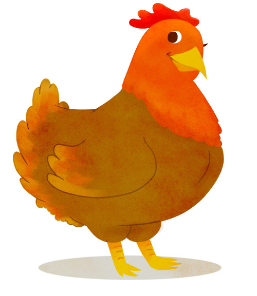 Little Red Hen Clipart