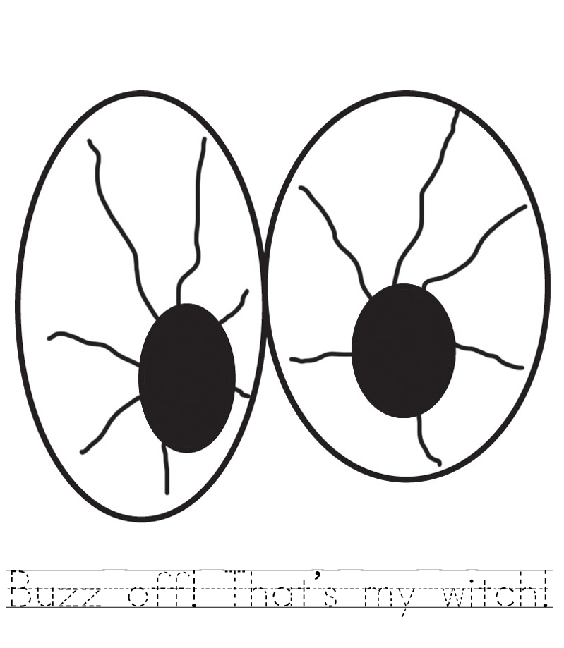 Handprint Coloring Page