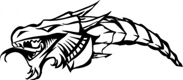 Dragon's head Vector | Free Download