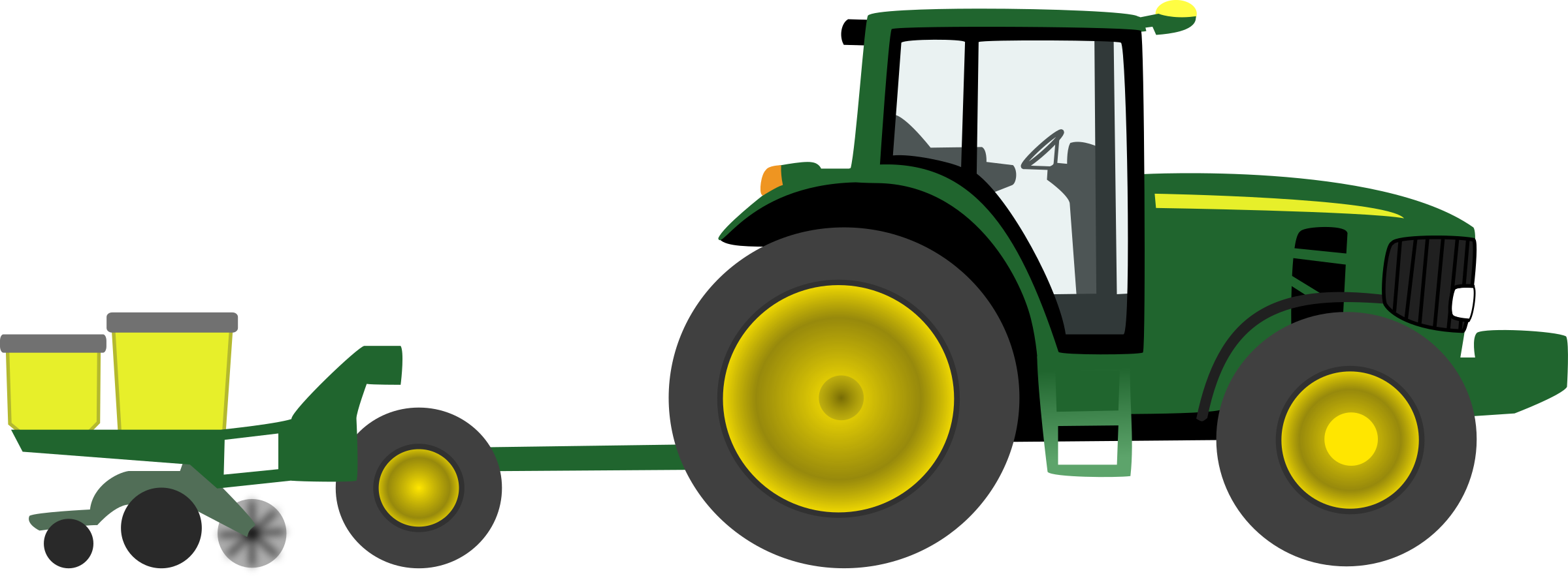 John Deere Tractor Clip Art - Tumundografico