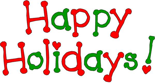 Happy Holiday Clip Art - Tumundografico