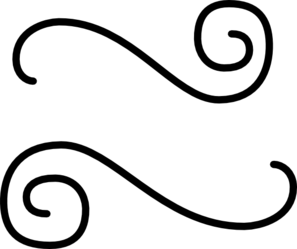 Scroll lines clip art