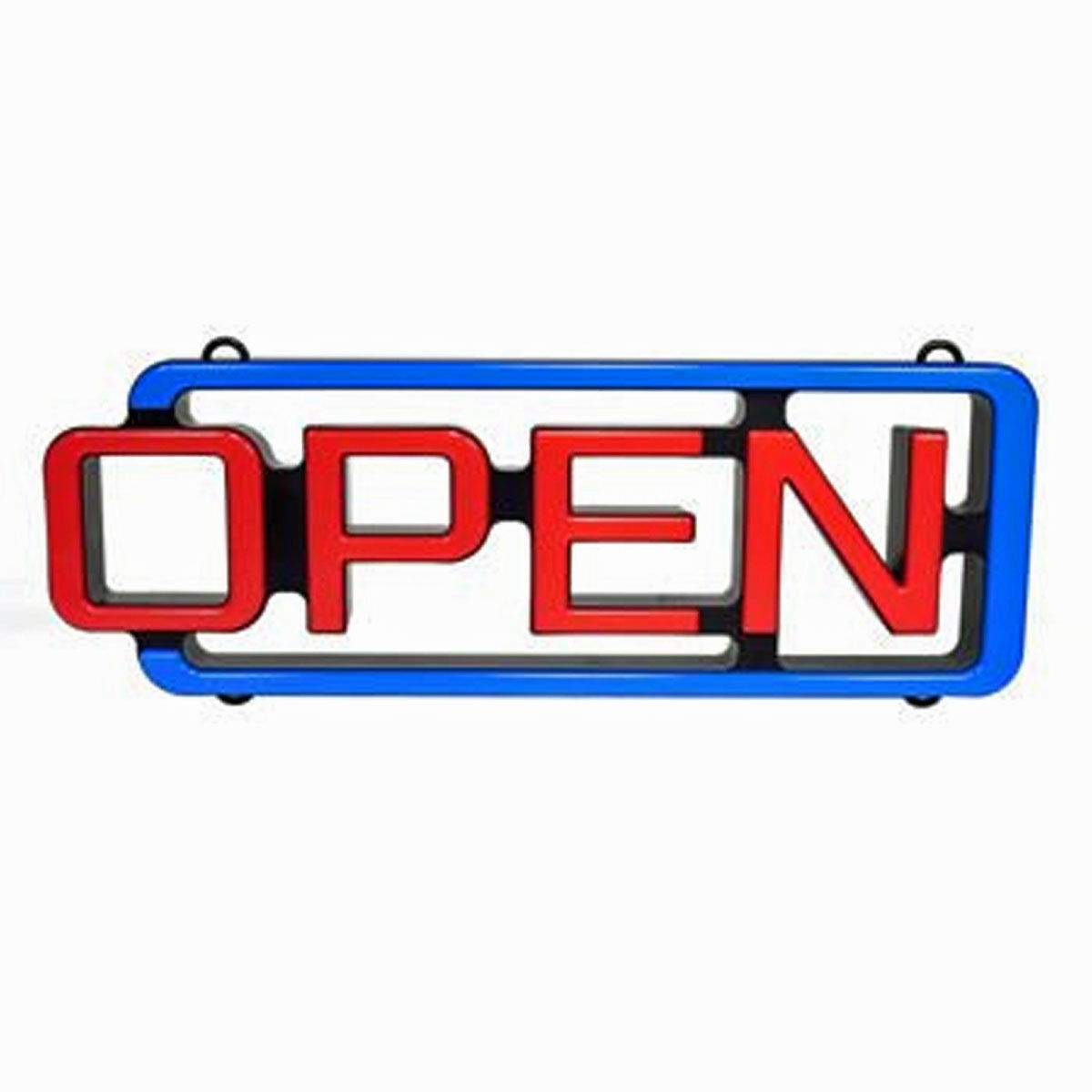 Mystiglow Led Open Sign Flashing Or Static Modes Rectangular ...