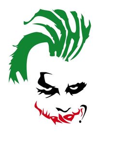 Joker clipart dark knight