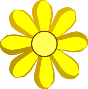 Yellow Flower Clipart