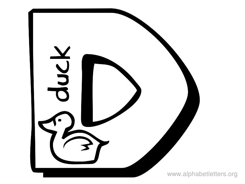 Letter d clipart