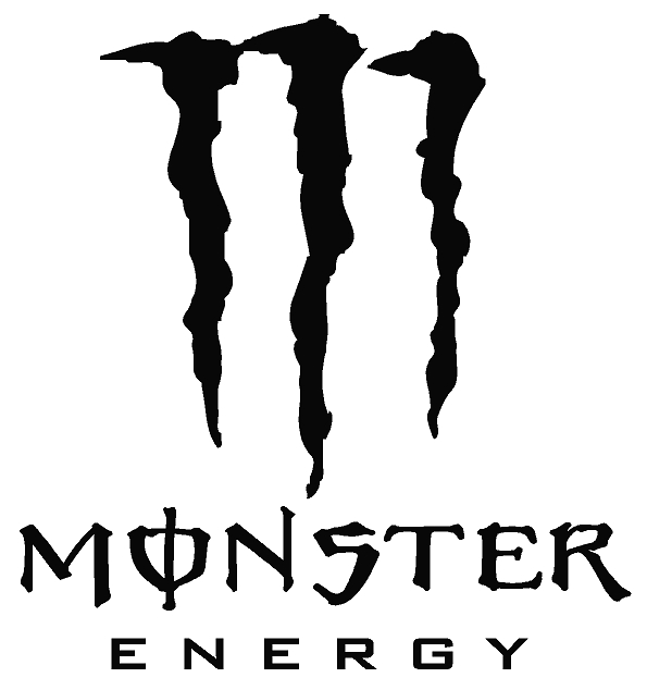 Monster energy black and white clipart