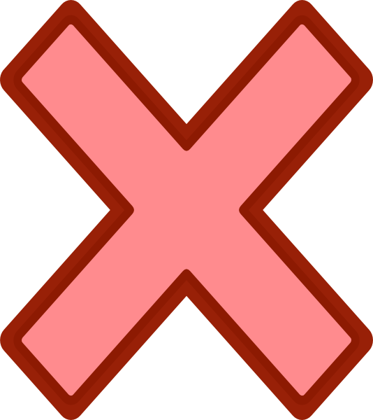 Small Red Cross 12x12 Clip Art - vector clip art ...