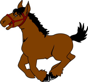 Cowboy horse clipart