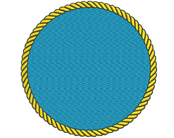 Rope Circle Border 6 sizes Machine by MountainEmbDesigns on Etsy