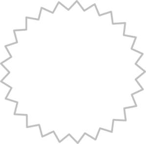Starburst Outline clip art - vector clip art online, royalty free ...