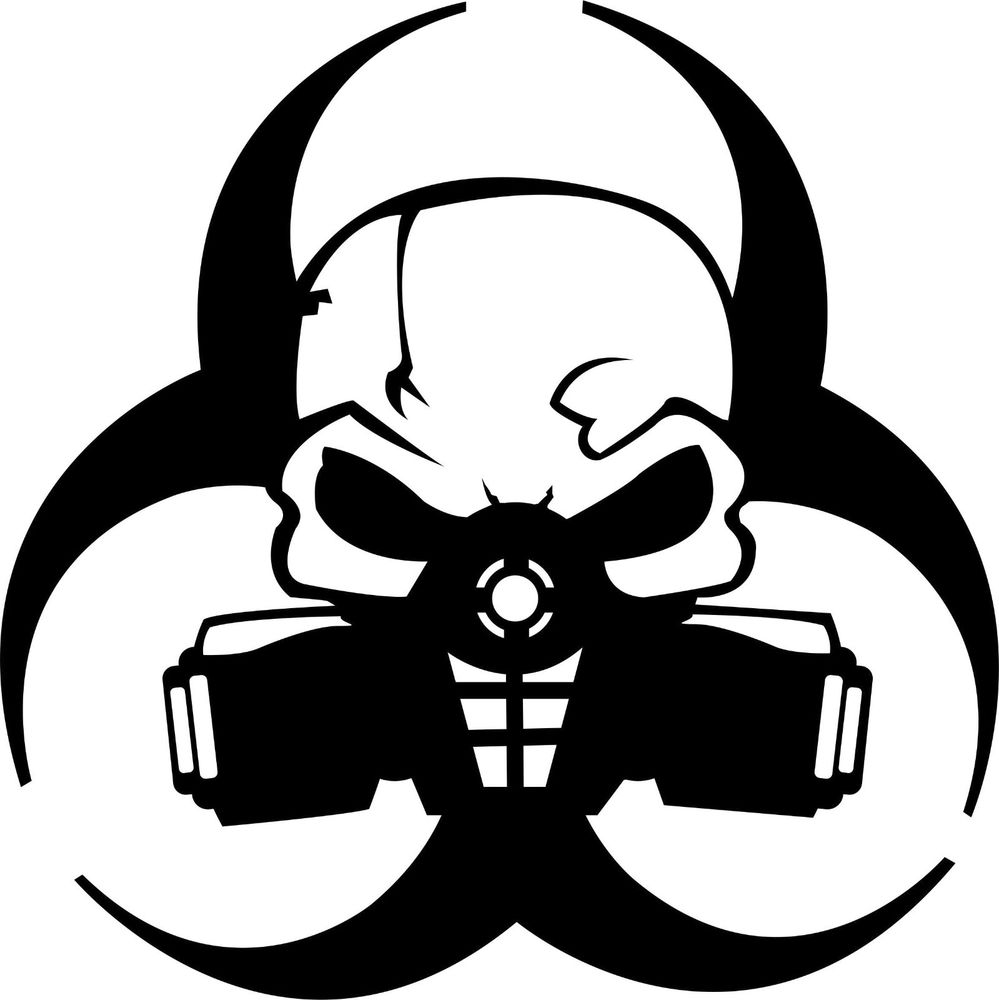 Gas Mask Sticker