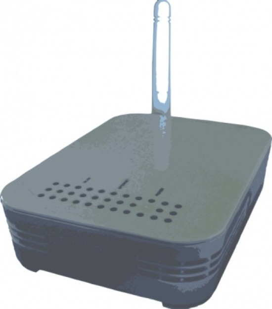 Wireless Router clip art | Download free Vector